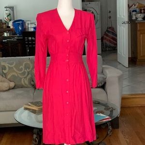 Pretty long sleeve summer dress